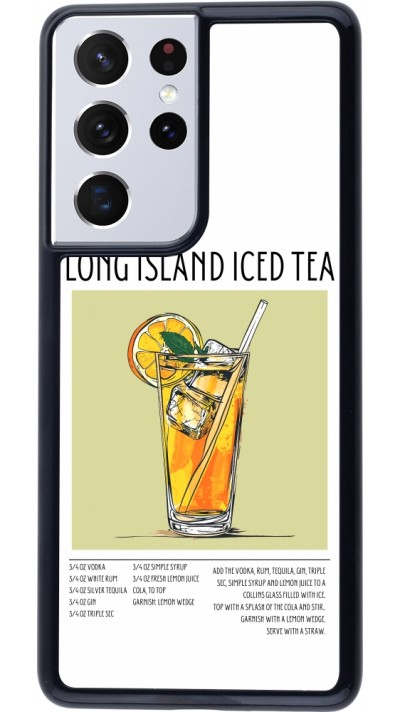 Samsung Galaxy S21 Ultra 5G Case Hülle - Cocktail Rezept Long Island Ice Tea