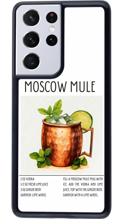 Samsung Galaxy S21 Ultra 5G Case Hülle - Cocktail Rezept Moscow Mule