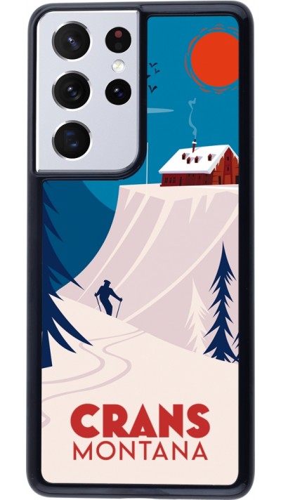 Samsung Galaxy S21 Ultra 5G Case Hülle - Crans-Montana Cabane