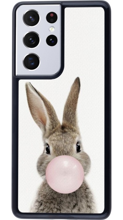 Samsung Galaxy S21 Ultra 5G Case Hülle - Easter 2023 bubble gum bunny