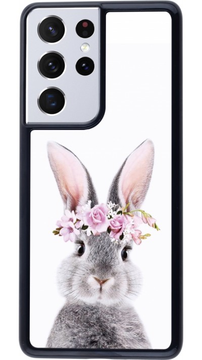 Samsung Galaxy S21 Ultra 5G Case Hülle - Easter 2023 flower bunny