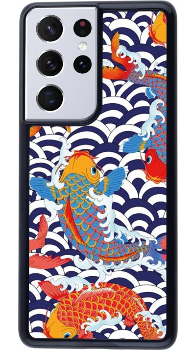 Samsung Galaxy S21 Ultra 5G Case Hülle - Easter 2023 japanese fish