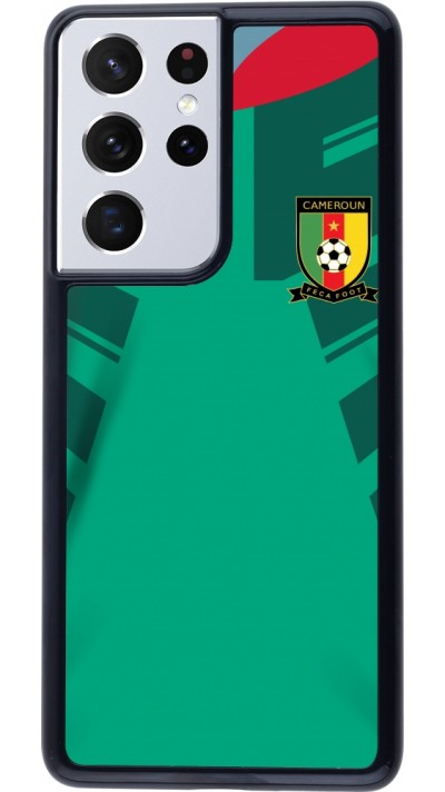 Samsung Galaxy S21 Ultra 5G Case Hülle - Kamerun 2022 personalisierbares Fussballtrikot