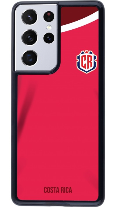 Samsung Galaxy S21 Ultra 5G Case Hülle - Costa Rica 2022 personalisierbares Fussballtrikot