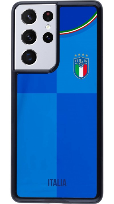 Samsung Galaxy S21 Ultra 5G Case Hülle - Italien 2022 personalisierbares Fußballtrikot