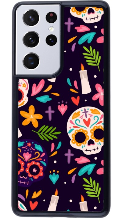 Samsung Galaxy S21 Ultra 5G Case Hülle - Halloween 2023 mexican style