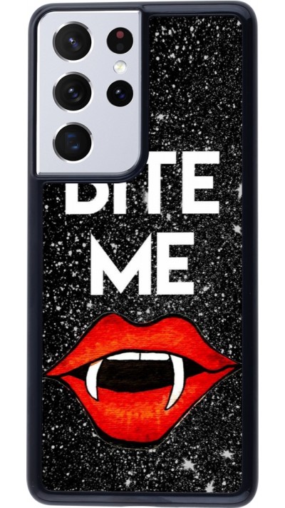 Samsung Galaxy S21 Ultra 5G Case Hülle - Halloween 2024 bite me