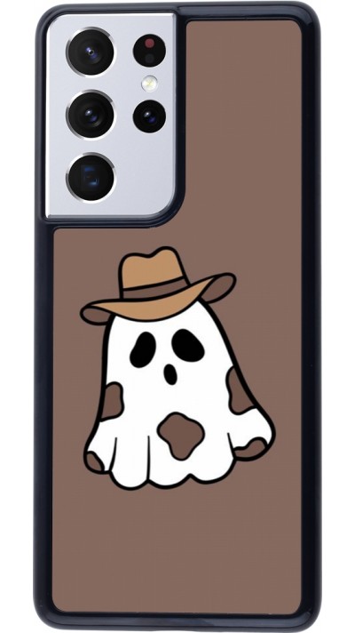 Samsung Galaxy S21 Ultra 5G Case Hülle - Halloween 2024 cowboy ghost