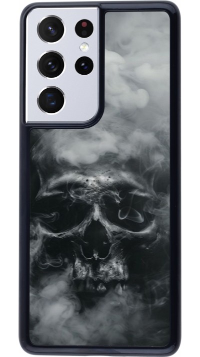 Samsung Galaxy S21 Ultra 5G Case Hülle - Halloween 2024 smoky skull