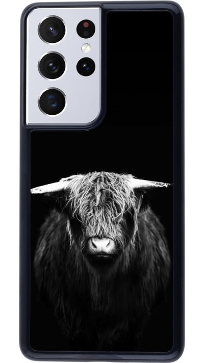 Samsung Galaxy S21 Ultra 5G Case Hülle - Highland calf black