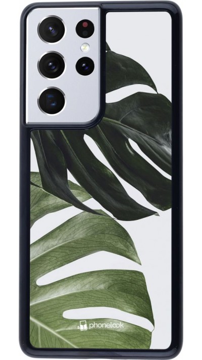 Hülle Samsung Galaxy S21 Ultra 5G - Monstera Plant