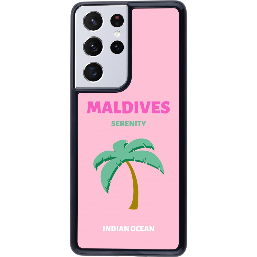 Samsung Galaxy S21 Ultra 5G Case Hülle - Pop Summer Destination Maldives