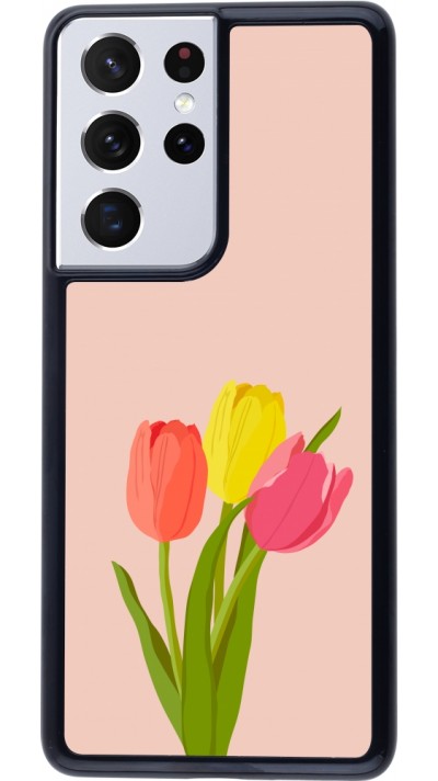 Samsung Galaxy S21 Ultra 5G Case Hülle - Spring 23 tulip trio