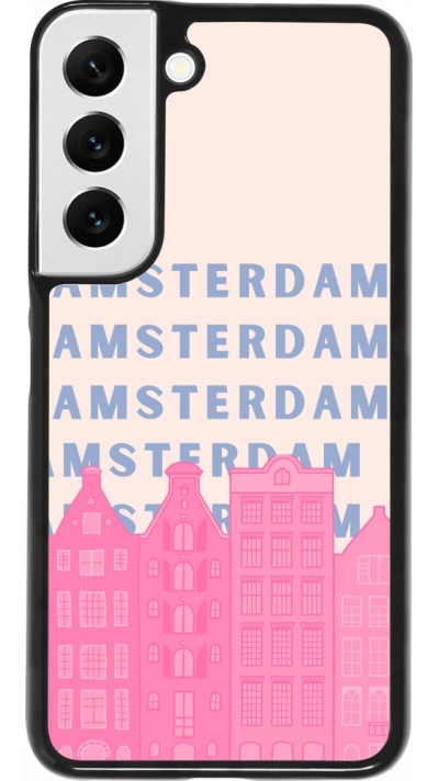 Samsung Galaxy S22 Case Hülle - Amsterdam Pink Print