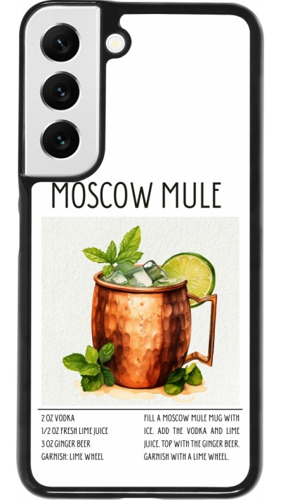 Samsung Galaxy S22 Case Hülle - Cocktail Rezept Moscow Mule