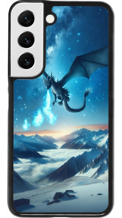 Samsung Galaxy S22 Case Hülle - Drache nächtliche Berg