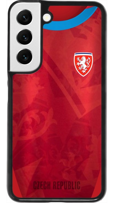 Coque Samsung Galaxy S22 - Maillot de football République Tchèque personnalisable