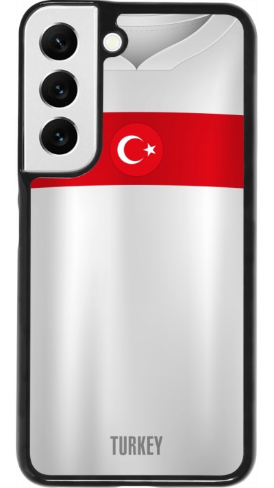 Coque Samsung Galaxy S22 - Maillot de football Turquie personnalisable