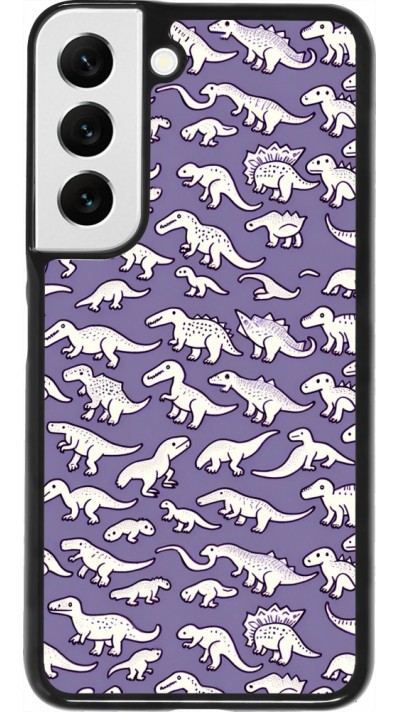 Coque Samsung Galaxy S22 - Mini dino pattern violet