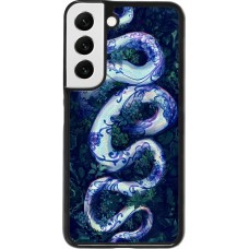 Samsung Galaxy S22 Case Hülle - Snake Blue Anaconda