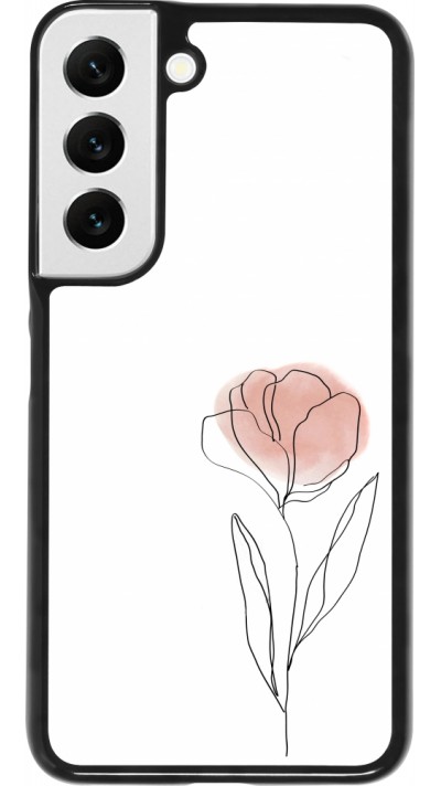 Samsung Galaxy S22 Case Hülle - Spring 23 minimalist flower