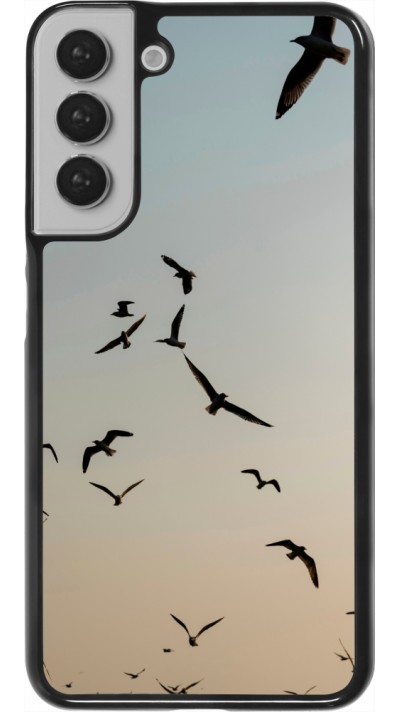 Samsung Galaxy S22+ Case Hülle - Autumn 22 flying birds shadow