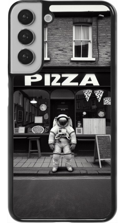 Samsung Galaxy S22+ Case Hülle - Astronaut vor einer Pizzeria