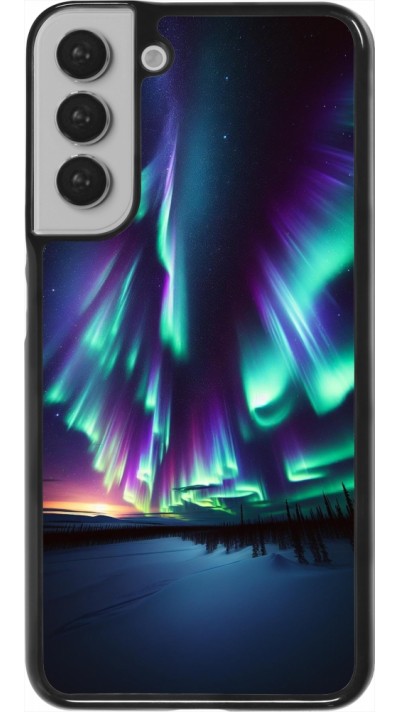 Samsung Galaxy S22+ Case Hülle - Funkelndes Nordlicht