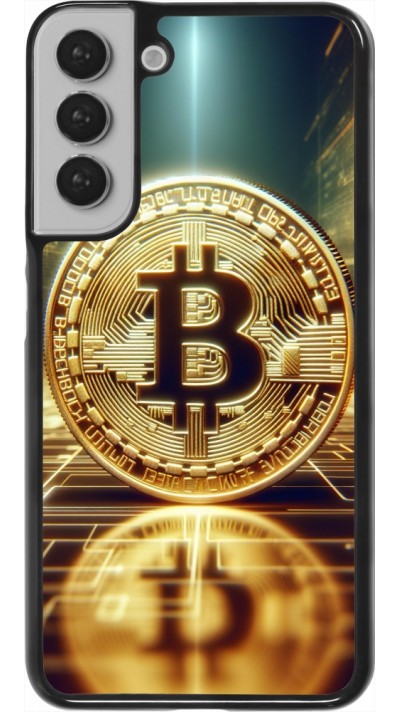 Samsung Galaxy S22+ Case Hülle - Bitcoin Stehen