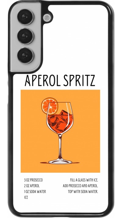 Samsung Galaxy S22+ Case Hülle - Cocktail Rezept Aperol Spritz