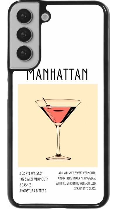 Samsung Galaxy S22+ Case Hülle - Cocktail Rezept Manhattan