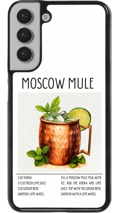 Samsung Galaxy S22+ Case Hülle - Cocktail Rezept Moscow Mule