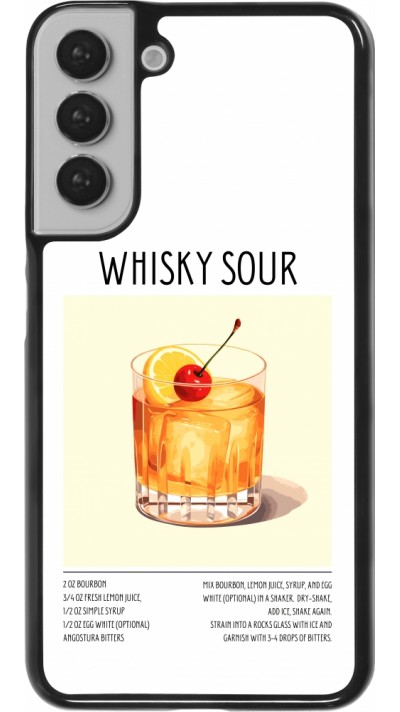 Samsung Galaxy S22+ Case Hülle - Cocktail Rezept Whisky Sour