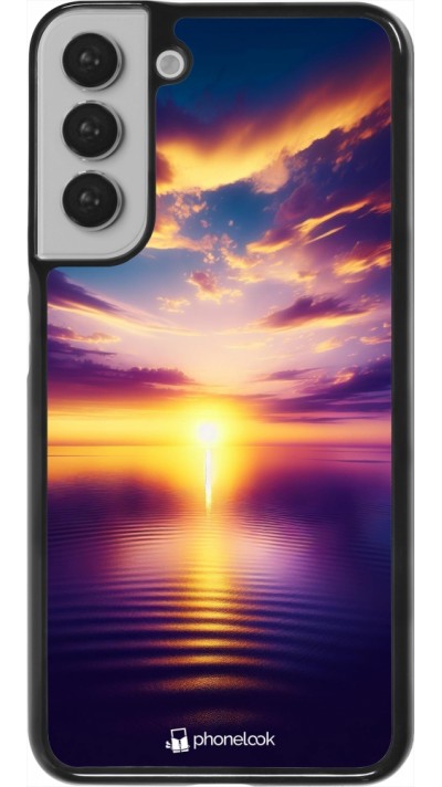 Samsung Galaxy S22+ Case Hülle - Sonnenuntergang gelb violett