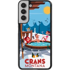 Samsung Galaxy S22+ Case Hülle - Crans-Montana Mountain Jacuzzi