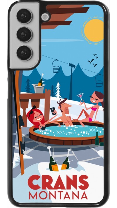 Samsung Galaxy S22+ Case Hülle - Crans-Montana Mountain Jacuzzi