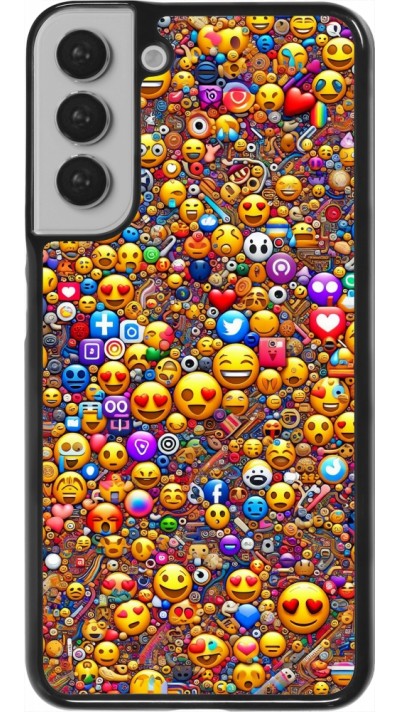 Samsung Galaxy S22+ Case Hülle - Emoji gemischt