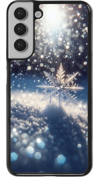 Samsung Galaxy S22+ Case Hülle - Schneeflocke Solar Glanz