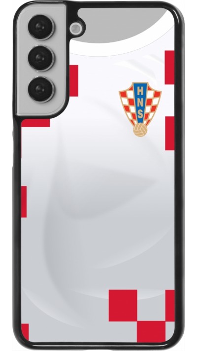 Samsung Galaxy S22+ Case Hülle - Kroatien 2022 personalisierbares Fussballtrikot