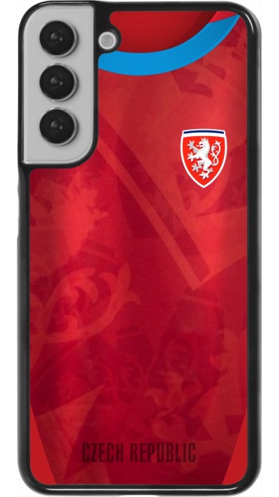 Coque Samsung Galaxy S22+ - Maillot de football République Tchèque personnalisable