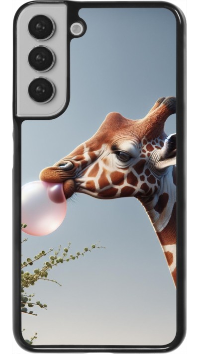 Samsung Galaxy S22+ Case Hülle - Giraffe mit Blase