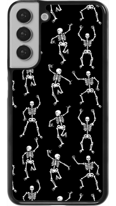 Samsung Galaxy S22+ Case Hülle - Halloween 2024 dancing skeleton