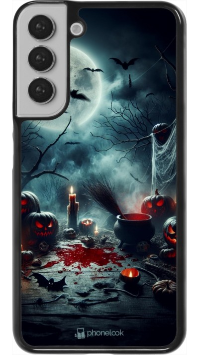 Samsung Galaxy S22+ Case Hülle - Halloween 2024 Dunkler Mond