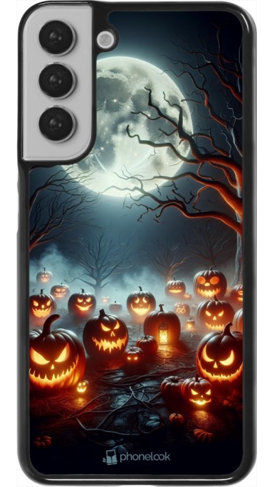 Samsung Galaxy S22+ Case Hülle - Halloween 2024 Viele Kuerbisse