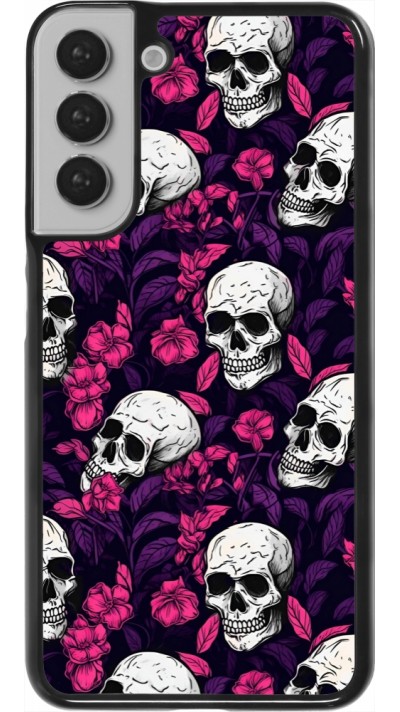 Samsung Galaxy S22+ Case Hülle - Halloween 2024 romantic skulls