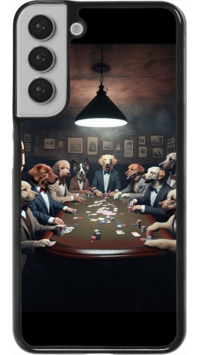 Samsung Galaxy S22+ Case Hülle - Die Pokerhunde