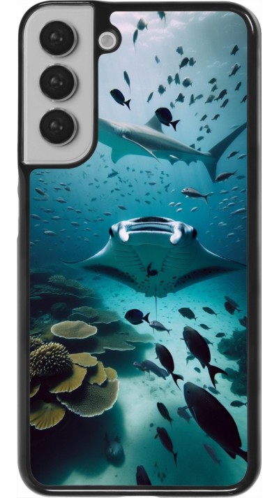 Samsung Galaxy S22+ Case Hülle - Manta Lagune Reinigung