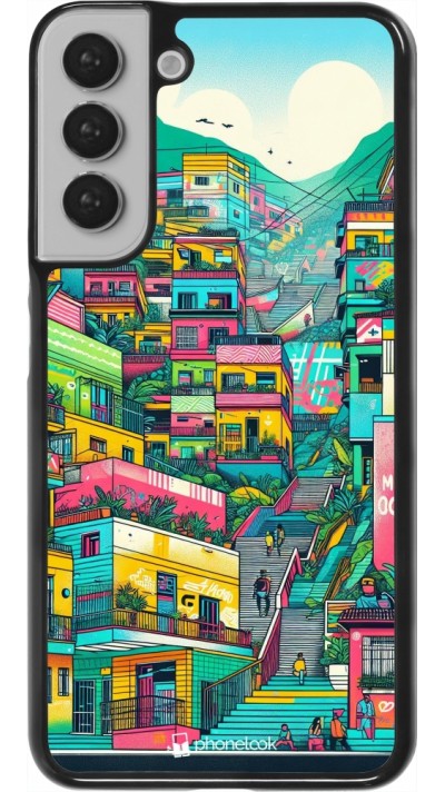 Samsung Galaxy S22+ Case Hülle - Medellin Comuna 13 Kunst