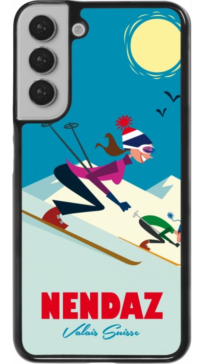 Coque Samsung Galaxy S22+ - Nendaz Ski Downhill