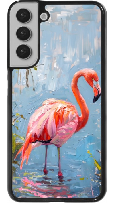 Samsung Galaxy S22+ Case Hülle - Paint Flamingo